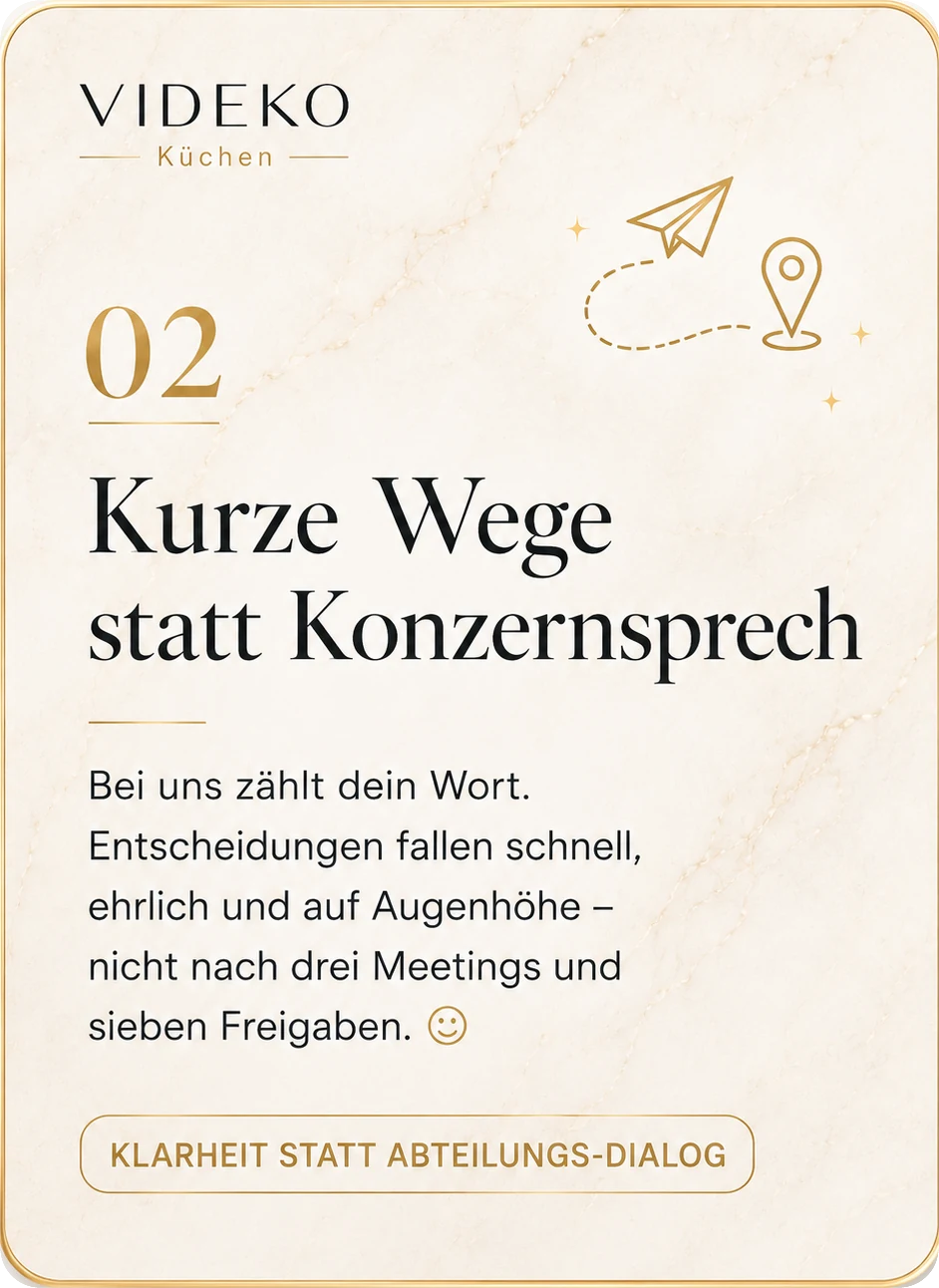Kurze Wege statt Konzernsprech